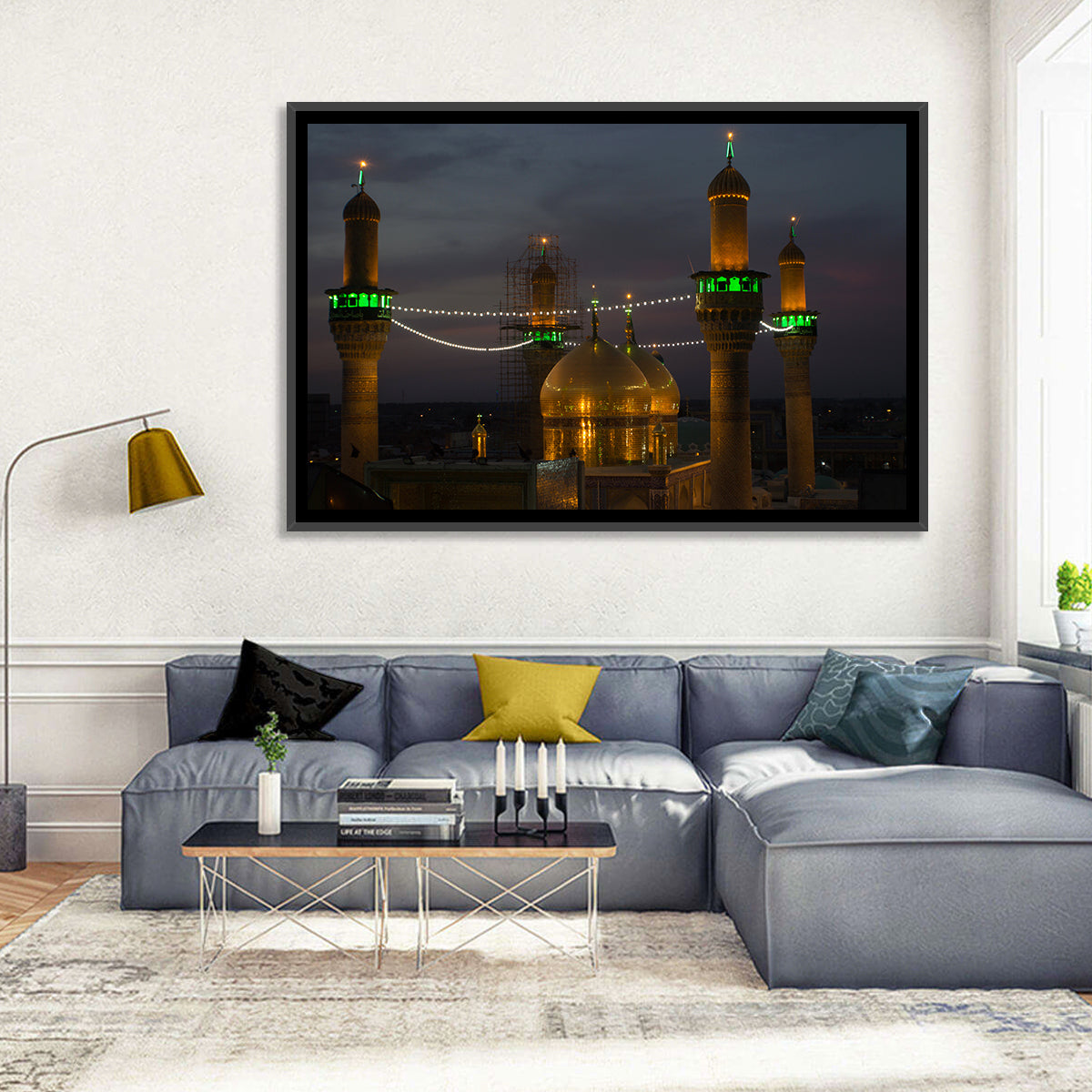 Moussa Al Kadhim Shrine Wall Art in a room, landscape