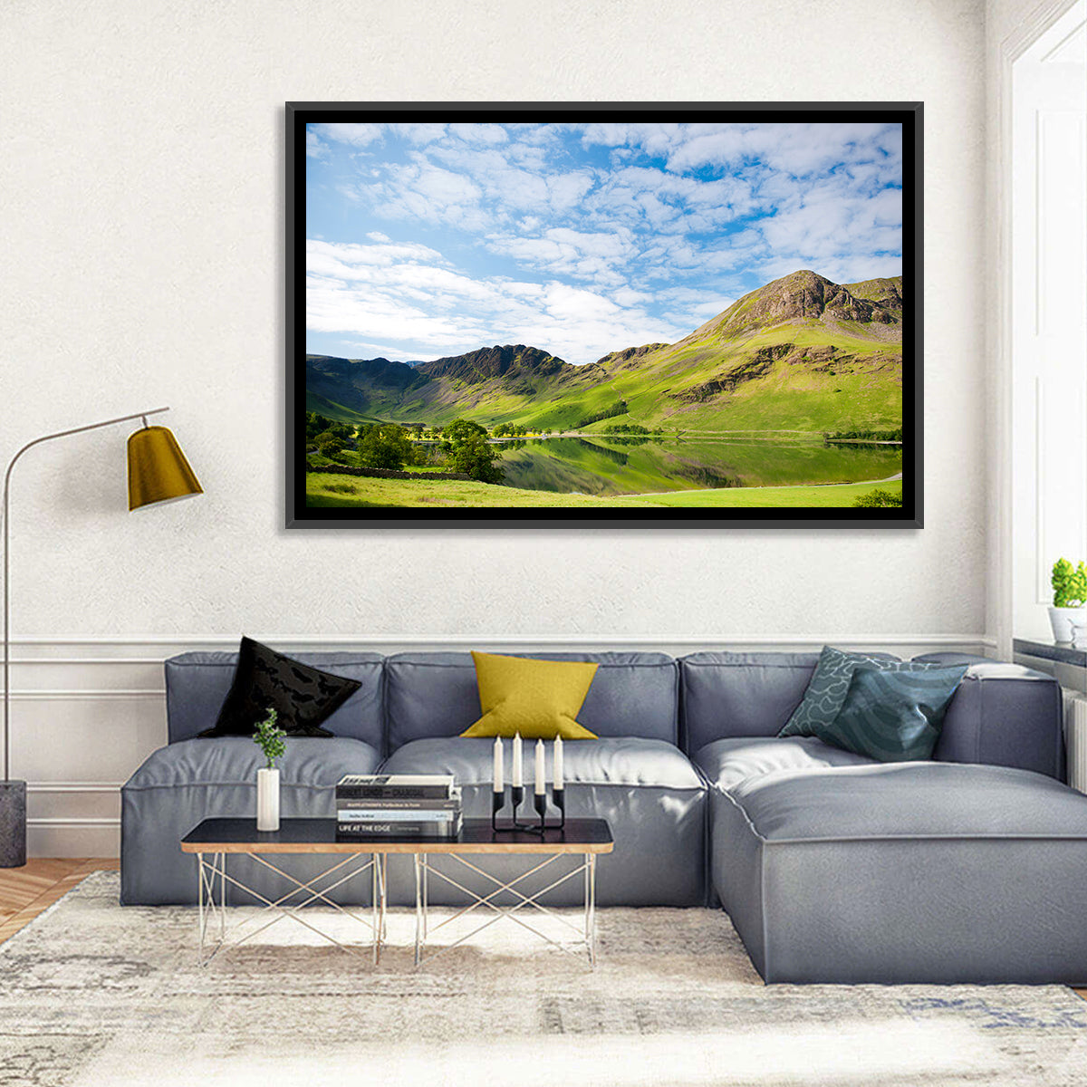 Haystacks Reflection at Buttermere Wall Art