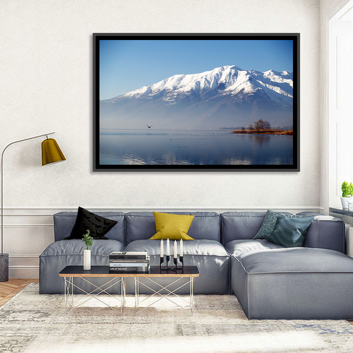 Lake Como Reflection Wall Art