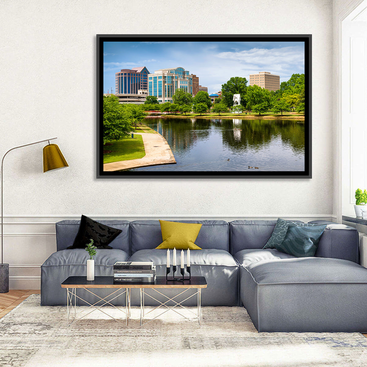 Big Spring Park Skyline, Huntsville Wall Art
