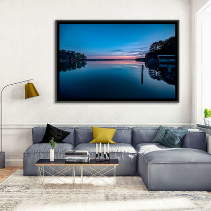 Lake Gaston Twilight Reflection Wall Art