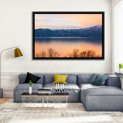 Lake Sevan Golden Dusk Wall Art