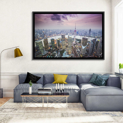 Pudong Cityscape Wall Art