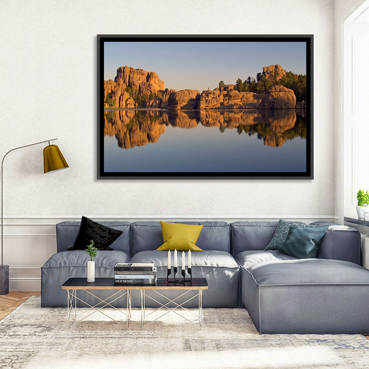 Sylvan Lake Reflection Wall Art
