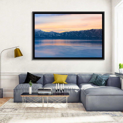 Lake Sevan Evening Reflection Wall Art