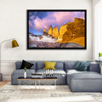 Torres Del Paine Alpenglow Wall Art