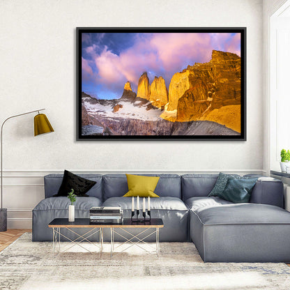 Torres Del Paine Alpenglow Wall Art