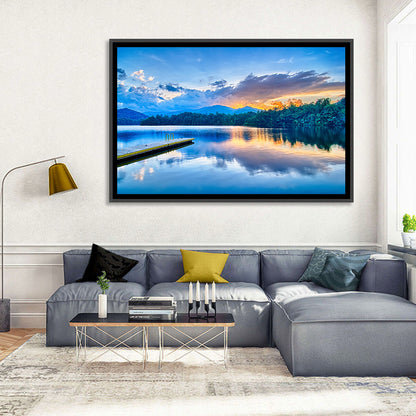 Santeetlah Lake at Golden Hour Wall Art