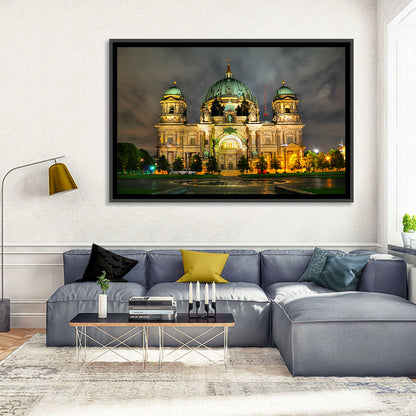 Berlin Cathedral Night View Wall Art
