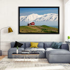 Red House by Fjord Wall Art