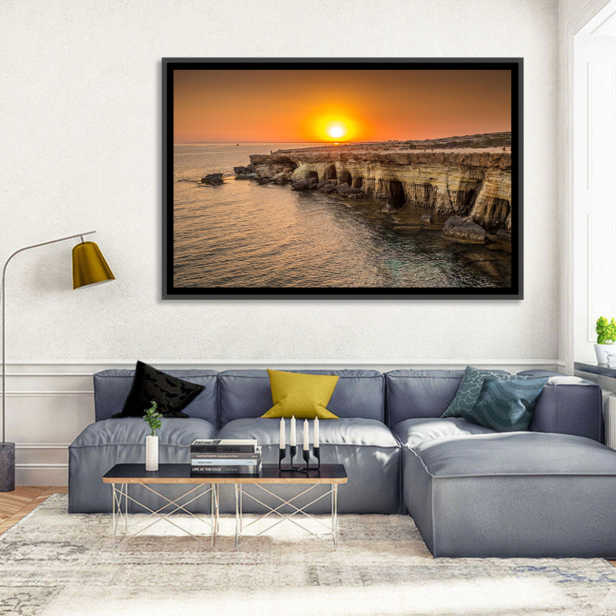 Mediterranean Sunset Wall Art