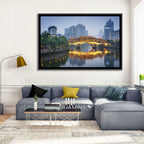 Anshun Bridge at Twilight Wall Art