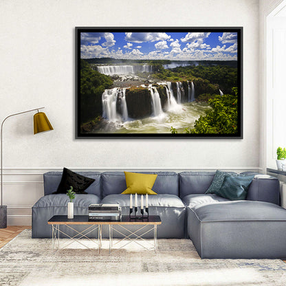 Iguazu Falls River View Wall Art