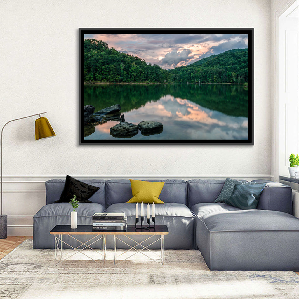 Martins Fork Lake Sunset Wall Art