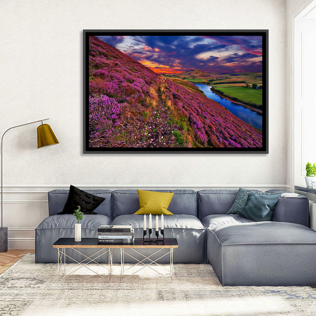Pentland Hills Heather, Edinburgh Wall Art