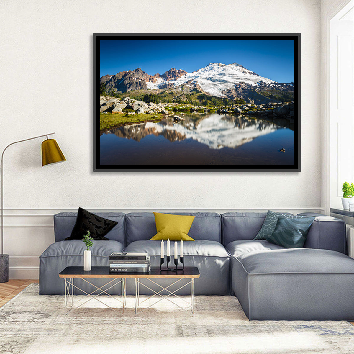 Snow-capped Mount Baker Wall Art