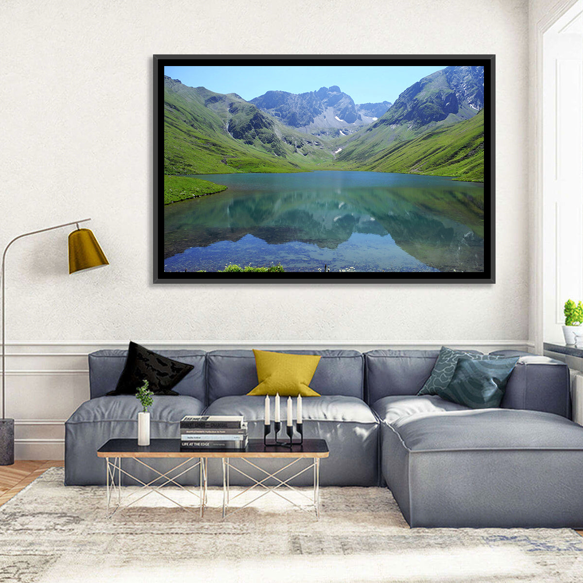 Urup Lake Reflection Wall Art
