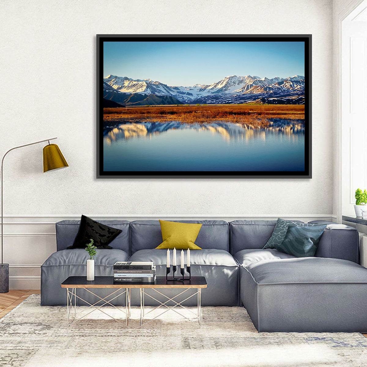 Summit Lake Reflection Wall Art