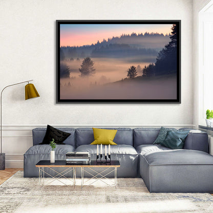 Foggy Forest Wall Art