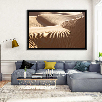 Sahara Sand Dunes Close-up Wall Art
