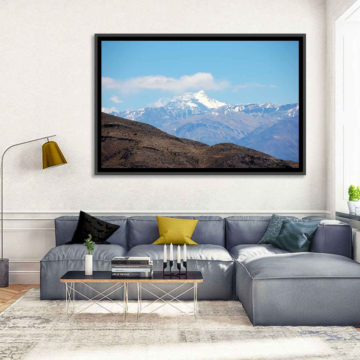 Snow-capped Mount Aconcagua Wall Art