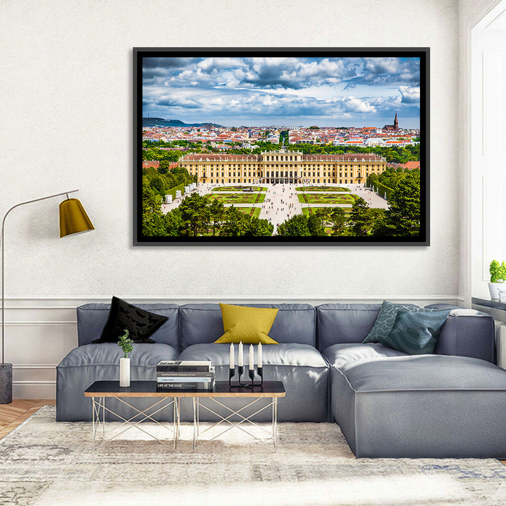 Schönbrunn Palace and Great Parterre Gardens Wall Art