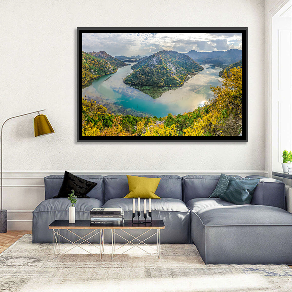 Rijeka Crnojevića Bend, Lake Skadar Wall Art