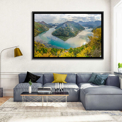Rijeka Crnojevića Bend, Lake Skadar Wall Art