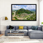 Berat Osum River View Wall Art