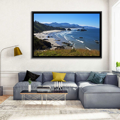 Cannon Beach Morning Shoreline Wall Art