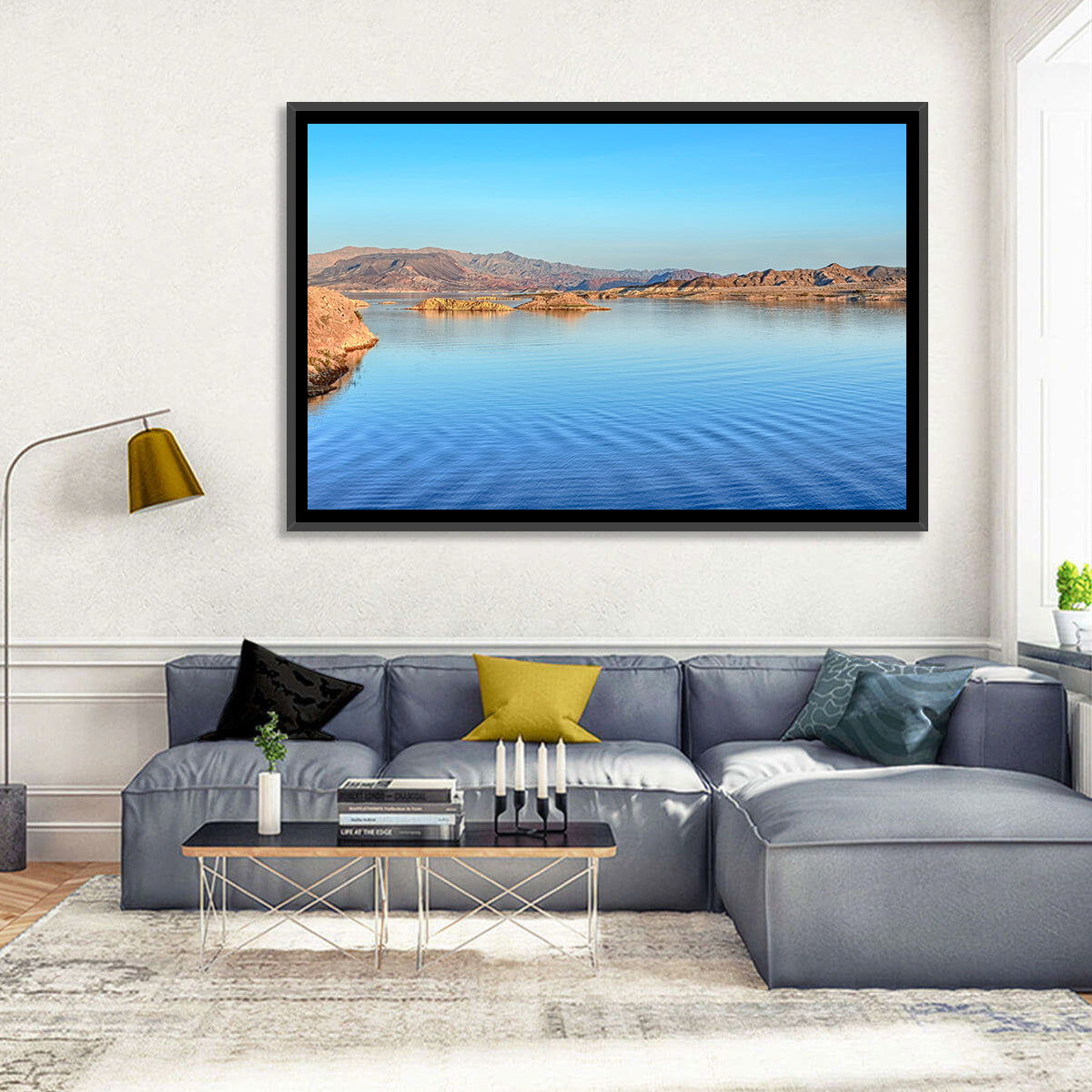 Lake Mead Rocky Shoreline Wall Art