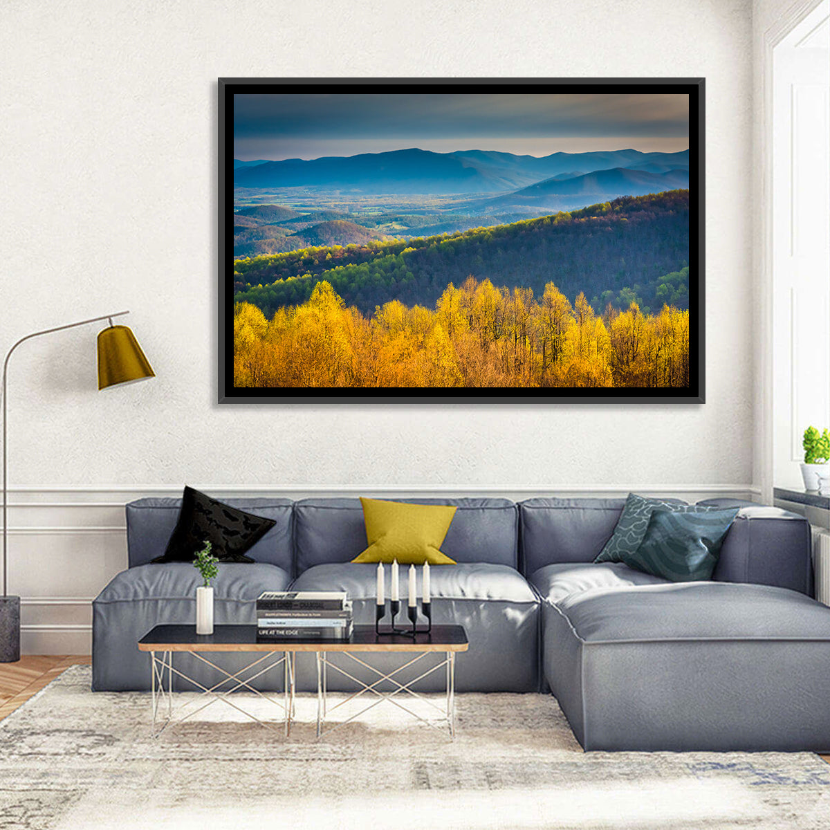Shenandoah Golden Hour Ridge Wall Art
