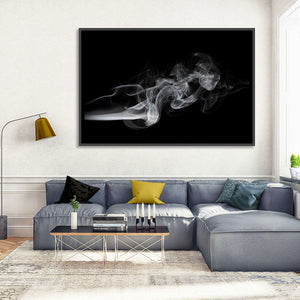 Dispersing Smoke Abstract Wall Art