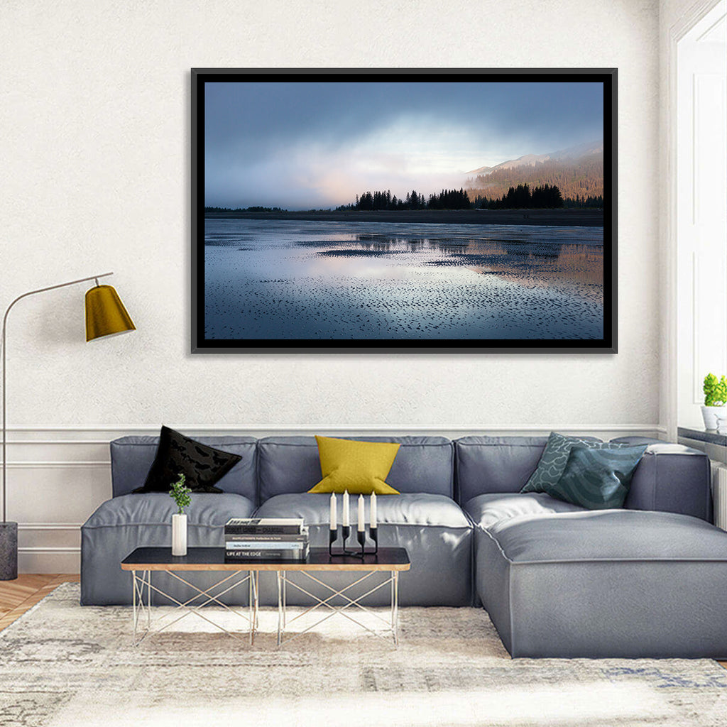 Lake Clark Foggy Shoreline Wall Art