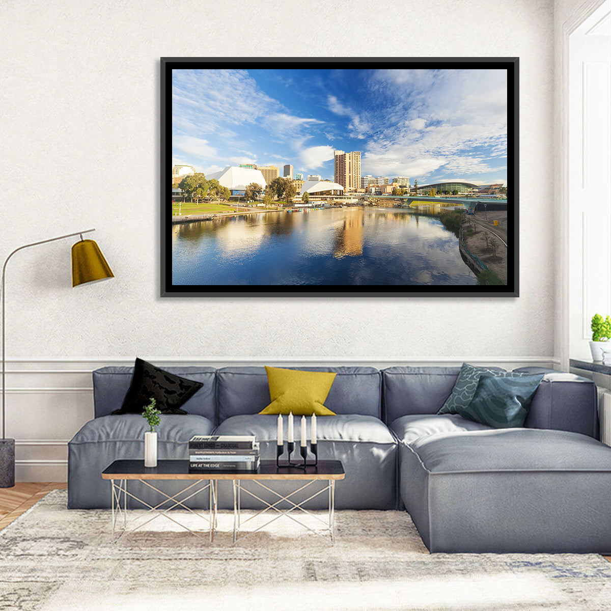 Adelaide River Torrens Skyline Wall Art