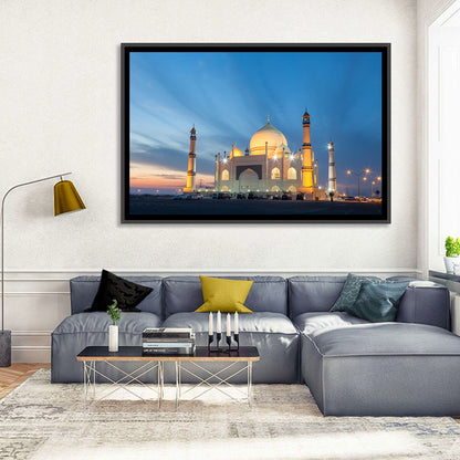 Siddiqa Fatima Zahra Mosque at Dusk Wall Art
