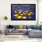 Floating Lotus at Dusk Wall Art