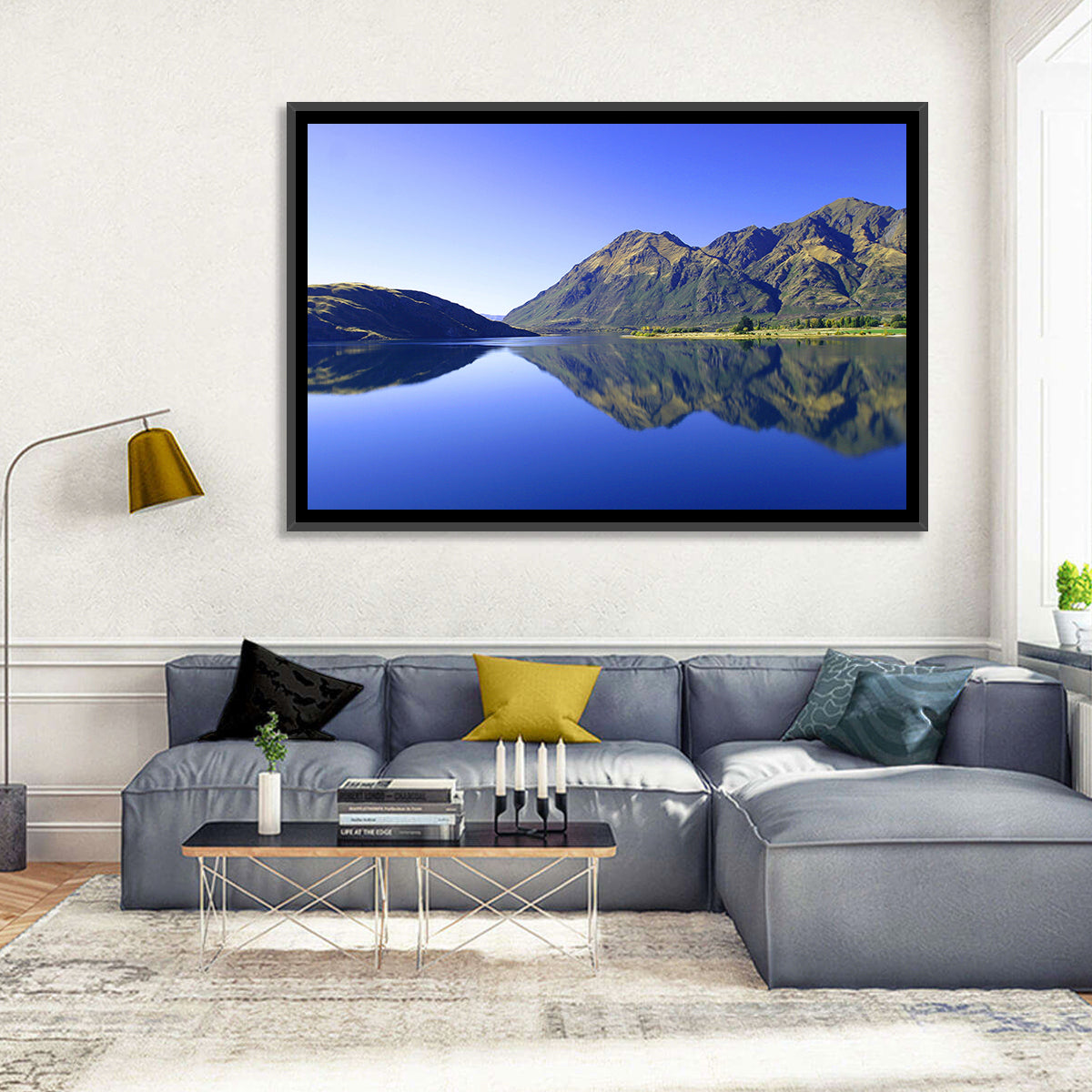 Lake Hawea Mirror Reflection Wall Art