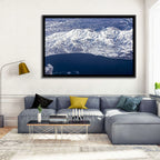 Lake Sevan Aerial Winter View Wall Art