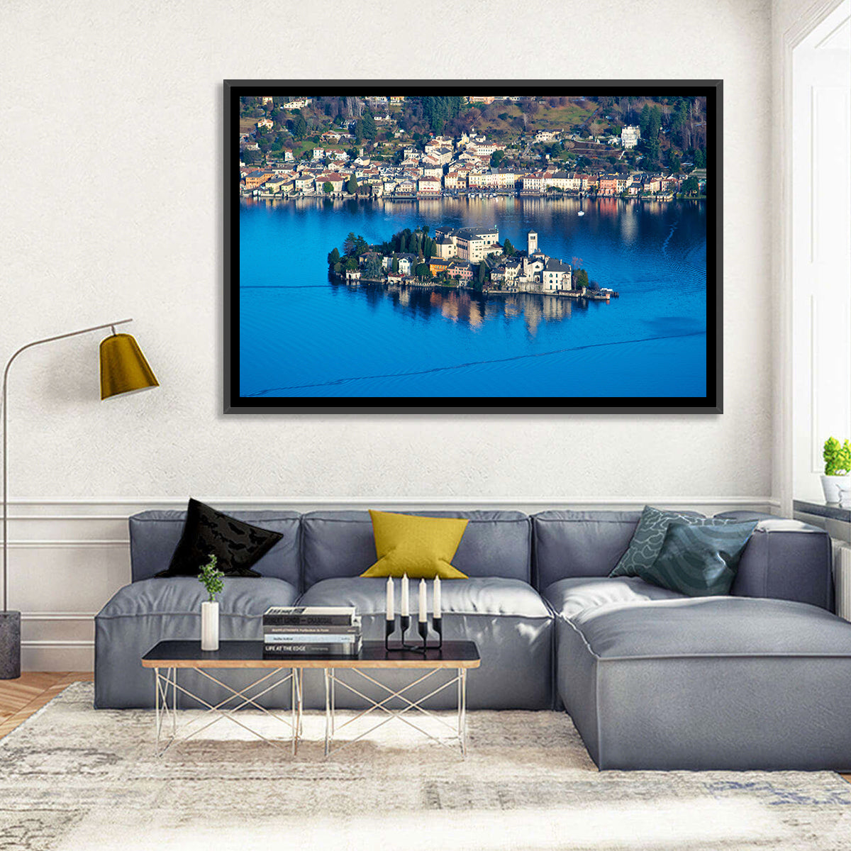 Lake Orta Island Wall Art