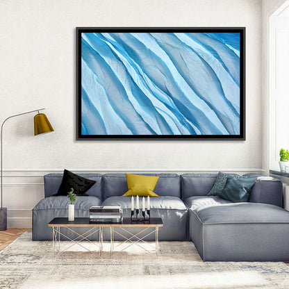 Diagonal Chiffon Layers Wall Art