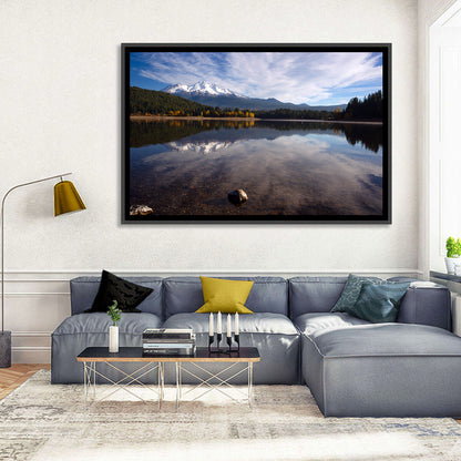 Mount Shasta Reflection at Lake Siskiyou Wall Art