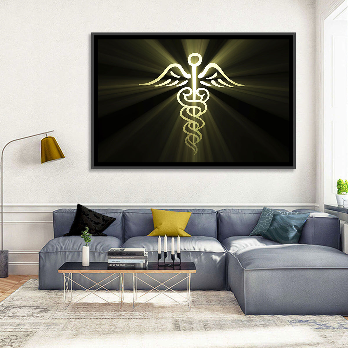 Medical Corps Caduceus Emblem Wall Art