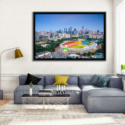 Workers' Stadium at Dusk, Beijing Skyline Wall Art