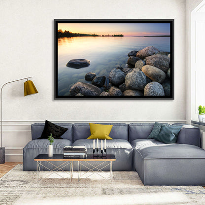 Minnesota Lakeshore Sunset Wall Art