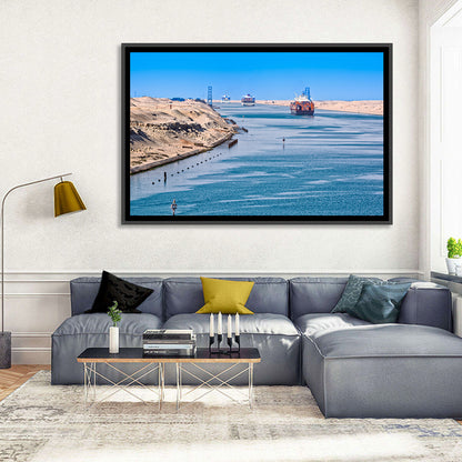 Suez Canal Container Ships Wall Art
