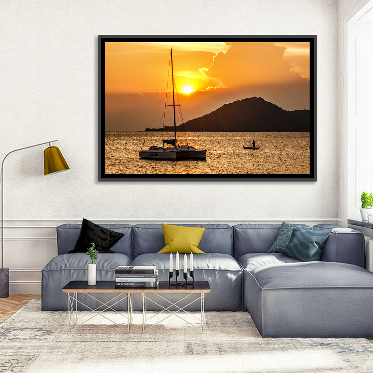 Mama Afrika Sunset, Lake Malawi Wall Art