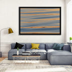 Sunset Ripples Abstract Wall Art