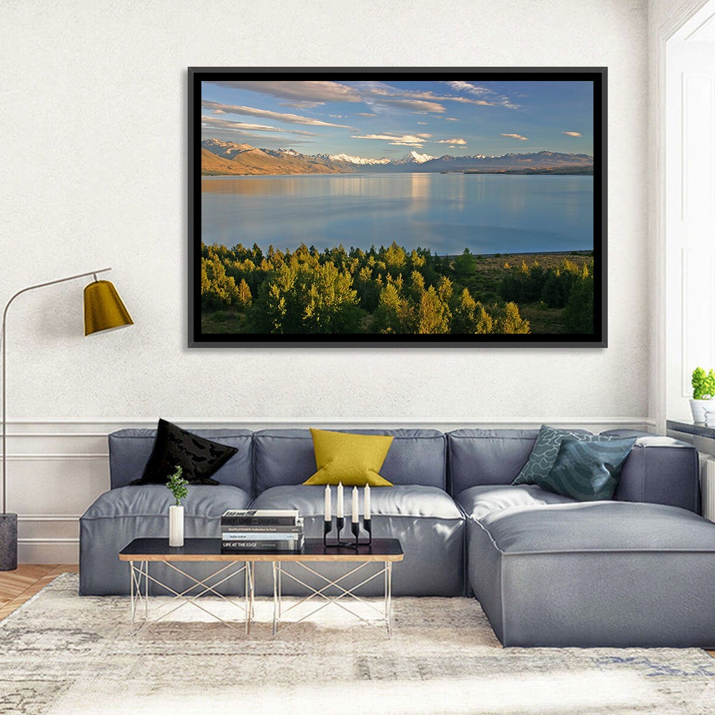 Lake Pukaki Reflections with Mount Cook Wall Art