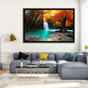 Tropical Waterfall Wall Art